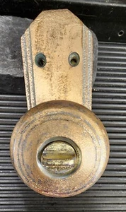 Schlage E Series Handleset Interior Lock Body Parts Satin Brass Finish - Picture 1 of 3