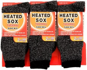 Thermal Heavy Duty Winter Warm  Men's Work Socks Lot Of 3 - Picture 1 of 3