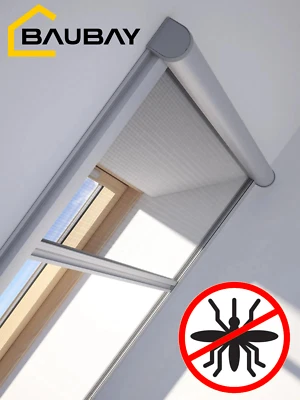 Fenêtre de toit moustiquaire moustiquaire moustiquaire rails en aluminium - Photo 1/4