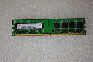 Hynix Memory 1GB PC2-5300 DDR2-667MHz Unbuffered DIMM Dual Rank?HYMP512U64CP8 - Picture 1 of 3