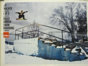 JP Walker 2011 2 sided promotional snowboard poster Flawless New Old Stock - Picture 1 of 3