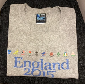 RUGBY WORLD CUP KOLLEKTION T-SHIRT 2015 - GRÖSSE LARGE - Neu ohne Etikett - Bild 1 von 6