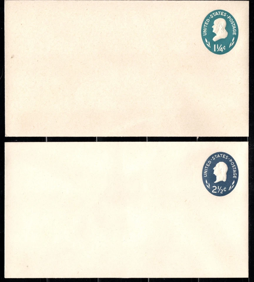 #U541 - U542 Franklin - Washington Envelope set/2  - MInt - Image 1 of 1