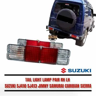 Fits For SUZUKI SJ410 SJ413 JIMNY SAMURAI CARIBIAN SIERRA TAIL LIGHT LAMP PAIR - Image 1 of 4