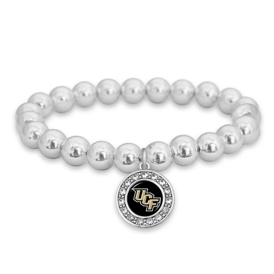 UCF Knights Abby Girl Stretch Bracelet Jewelry Gift Licensed Central Florida - Image 1 of 1