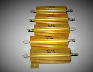 Wirewound 50w resistors - UK made by Welwyn - Picture 1 of 2