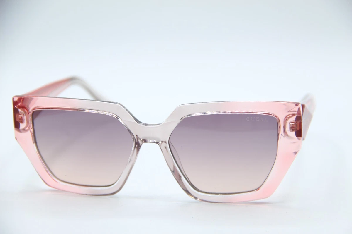 GUESS Pink Ribbon Square Plastic Sunglasses (NEW!) Guess Pink Gold Sunglasses Women - GU7891 Luxury Italy  main image 3