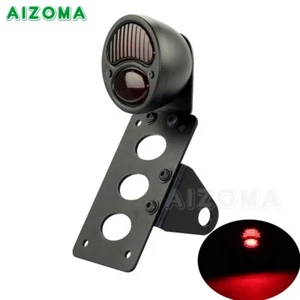 Motorcycle License Plate Bracket Tail Light Brake Holder Side Mount For Harley - Picture 1 of 12