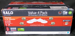 Halo LT 6 in. Adjustable CCT Canless IC Rated Dimmable Indoor/Outdoor-4PK - Picture 1 of 7