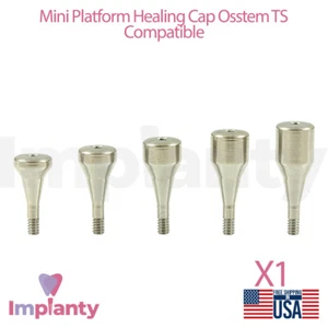 1x Dental Healing Cap Prosthetic Mini Platform 2.1mm 0sstem Compatible - Picture 1 of 5