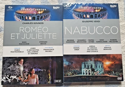 Verdi: Nabucco + Romeo Et Juliette (Charles Gounod)  [DVD]  NEU OVP - Bild 1 von 2