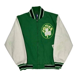 Boston Celtics G-Iii Sports Nba Varsity Jacket - XL Green Cotton - Picture 1 of 8