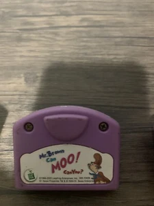 LEAP FROG LITTLE TOUCH MR. BROWN CAN MOO! CAN YOU? REPLACEMENT CARTRIDGE 2004 - Picture 1 of 3