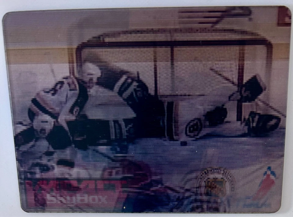 1995-96 Impact Skybox SkyMotion Blaine Lacher Boston Bruins Lenticular NHL - Image 1 of 4