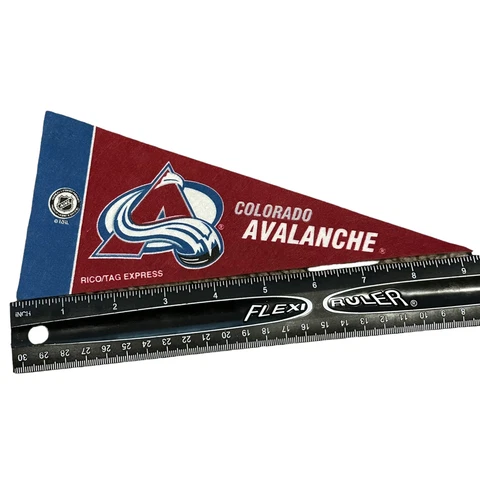 COLORADO AVALANCHE NHL MINI PENNANT, NEW & MADE IN USA Cover