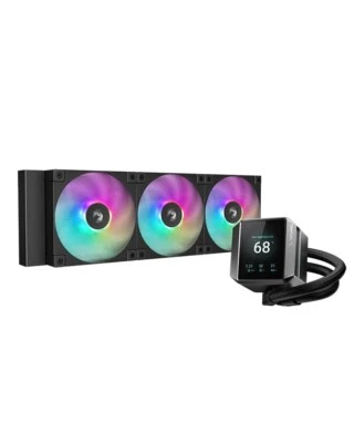 DeepCool MYSTIQUE 360 ARGB 5th Gen Liquid Cooler with 2.8” LCD Screen - Image 1 of 4