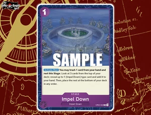OP02-092 - Impel Down | Juego de cartas UNA PIEZA - Imagen 1 de 2
