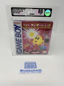 Ms. Pac-Man (Nintendo Gameboy, 1993) Namco, BRAND NEW 💎 Graded VGA 80 💎 Rare - Picture 1 of 5