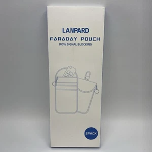 Lanpard Faraday Borsa per Portachiavi Confezione da 2 Protezioni Gabbia Faraday Look Fibra di Carbonio. - Foto 1 di 4