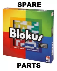 Mattel Blokus 2013 - Select Spare Parts - Red Yellow Green Blue pieces & board - Picture 1 of 24