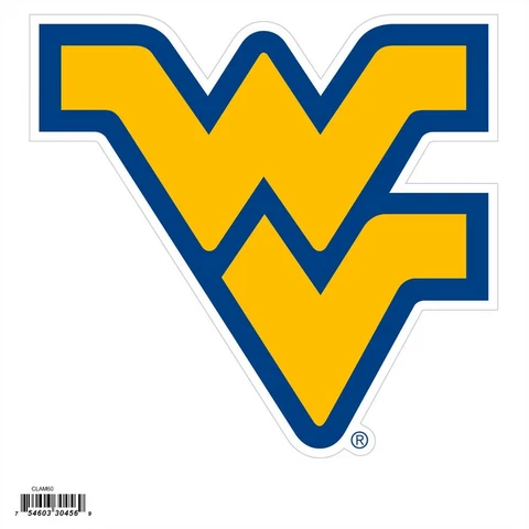 West Virginia Mountaineers 8" Magnet Outdoor Rated Vinyl Auto NCAA College Team Cover