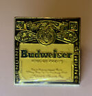BUDWEISER BUD VINTAGE 1980's METAL ENAMEL PIN BEER ALCOHOL