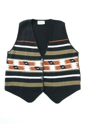 Chaleco para mujer Amana vintage Woolen Mill estilo suroeste talla M-L  Foto 1 de 4