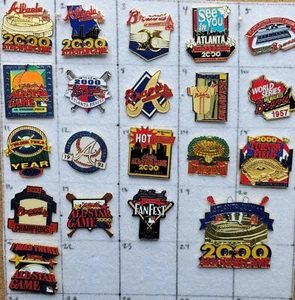 *PICK-A-PIN* ATLANTA BRAVES MLB Baseball Lapel Hat Pin- Various Styles - Picture 1 of 21