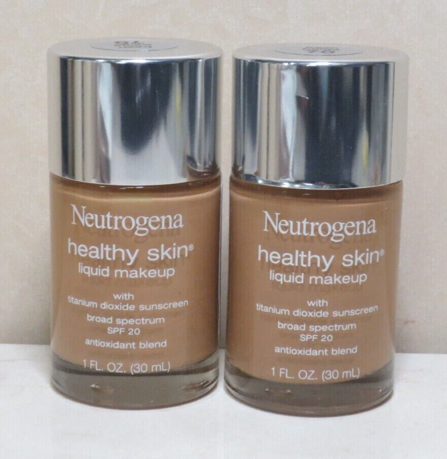 NEUTROGENA HEALTHY SKIN SPF20 LIQUID MAKEUP #60 NATURAL BEIGE ⭐ LOT OF 2 NEW ⭐ - Image 1 of 1
