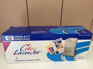 Orig. Toner Cartridge HP LJ 8500 8550 NEW C4150a CYAN - Afbeelding 1 van 1
