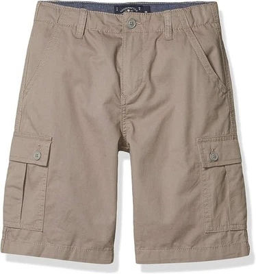 Lucky Brand Little Boys' Solid Cargo Shorts, Steeple Gray , 4-5 NWT - Imagem 1 de 4