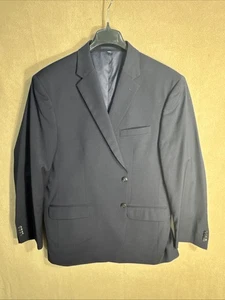 Jos A Bank 1905 48L Blu Navy Texturizzato Brr. Blazer elasticizzato comfort sartoriale - Foto 1 di 15