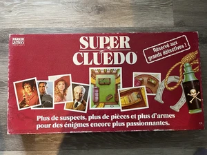 Super Cluedo (Parker, 1991) Vintage, französisch, ohne Anleitung, unbespielt - Bild 1 von 7