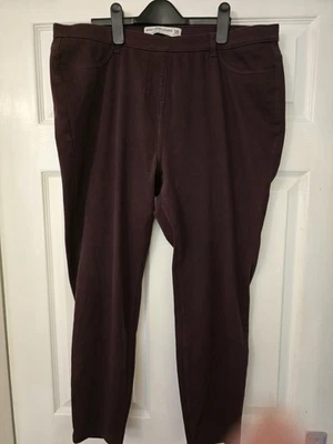 Next Leggings Jersey Largo Completo Denim Ciruela Talla 18 Regular Excelente Estado  Foto 1 de 3