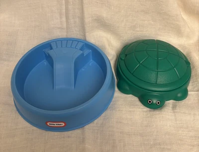 Винтажная миниатюрная песочница для бассейна и черепахи Little Tikes 1990-е No5596 - Изображение 1 из 4