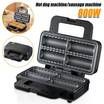 800W  Sausage Roll Maker Make 4 Delicious Breakfast Sausage Rolls and Snacks - image 1 of 4