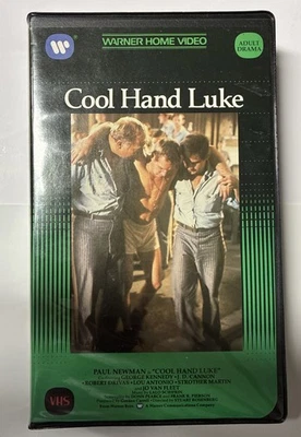 COOL HAND LUKE 1983 Paul Newman Warner Home Video Clamshell Adult Drama VHS Tape - Image 1 of 4