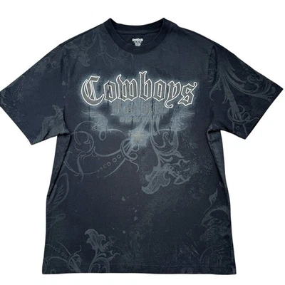 Dallas Cowboys Fútbol Estilo Aflicción Estampado Completo AOP Hombre’s Camiseta XL Foto 1 de 4