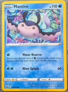 Mantine | SWSH026 | Sword & Shield: Black Star Promo Cosmos Holo | Near Mint - Bild 1 von 2
