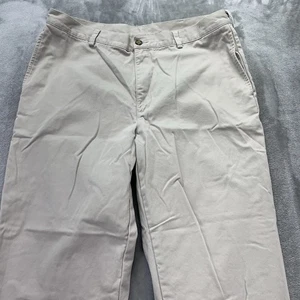 LL Bean Pants Mens Size 35x31 Flannel Workwear outdoor lined thermal fleece - Picture 1 of 17