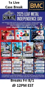 Greg Valentine 2025 Leaf Independence Day Multi-Sport 1x Case Break #4 - Picture 1 of 1