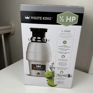 Waste King L-2600 Garbage Disposal Legend Series 1/2 HP Continuous Feed EZ Mount - Picture 1 of 13