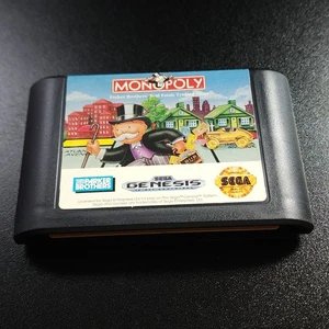 Monopoly (Sega Genesis, 1992) Original Pins gereinigt GETESTET - Bild 1 von 6