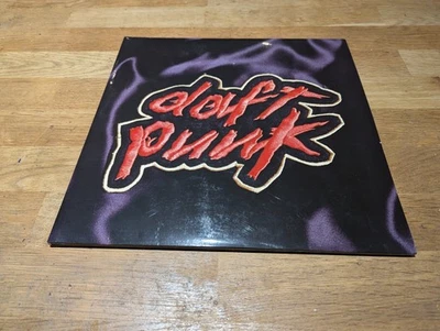 Daft Punk Homework Embossed Sleeve Gatefold Double LP Album Vinyl Record - NM/NM - Image 1 of 4