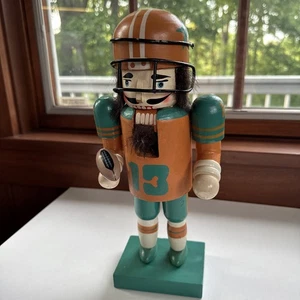 Miami Dolphins NFL FL 12 Zoll Nussknacker Figur # 13 Vintage - Bild 1 von 20