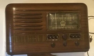 Antique Packard Bell Deluxe 46H Tube Radio FROM San Francisco Bay Area - Picture 1 of 7
