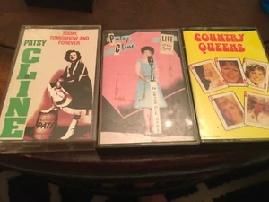 Patsy Cline CASSETTE Lot: Live At Opry/ Today, Tomorrow & Forever…ALL TESTED - Bild 1 von 3