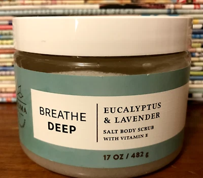 eucalyptus lavender body scrub 17 oz jar Bath & Body Works aromatherapy new - Image 1 of 3
