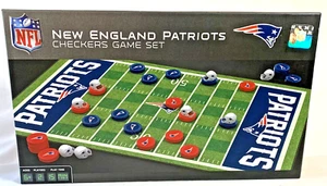 NFL New England Patriots Checkers Spiel Set Brandneu - Bild 1 von 4