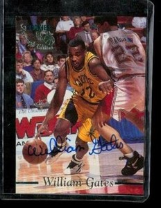 Vintage 1995 CLASSIC RC AUTOGRAPH Basketball Card WILLIAM GATES Golden Eagles